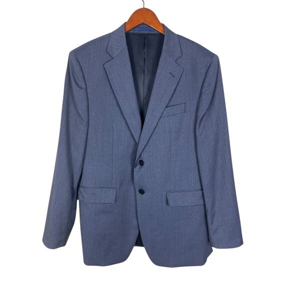 Charles Tyrwhitt Other - Charles Tyrwhitt Super 110 Slim Fit Sport Coat Blazer Blue Sz 40R Classic Preppy